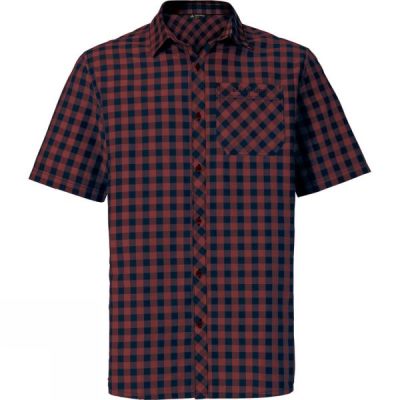 Camisa Vaude Sonti II Hombre - Rojas / Negras - Chile QMN879214